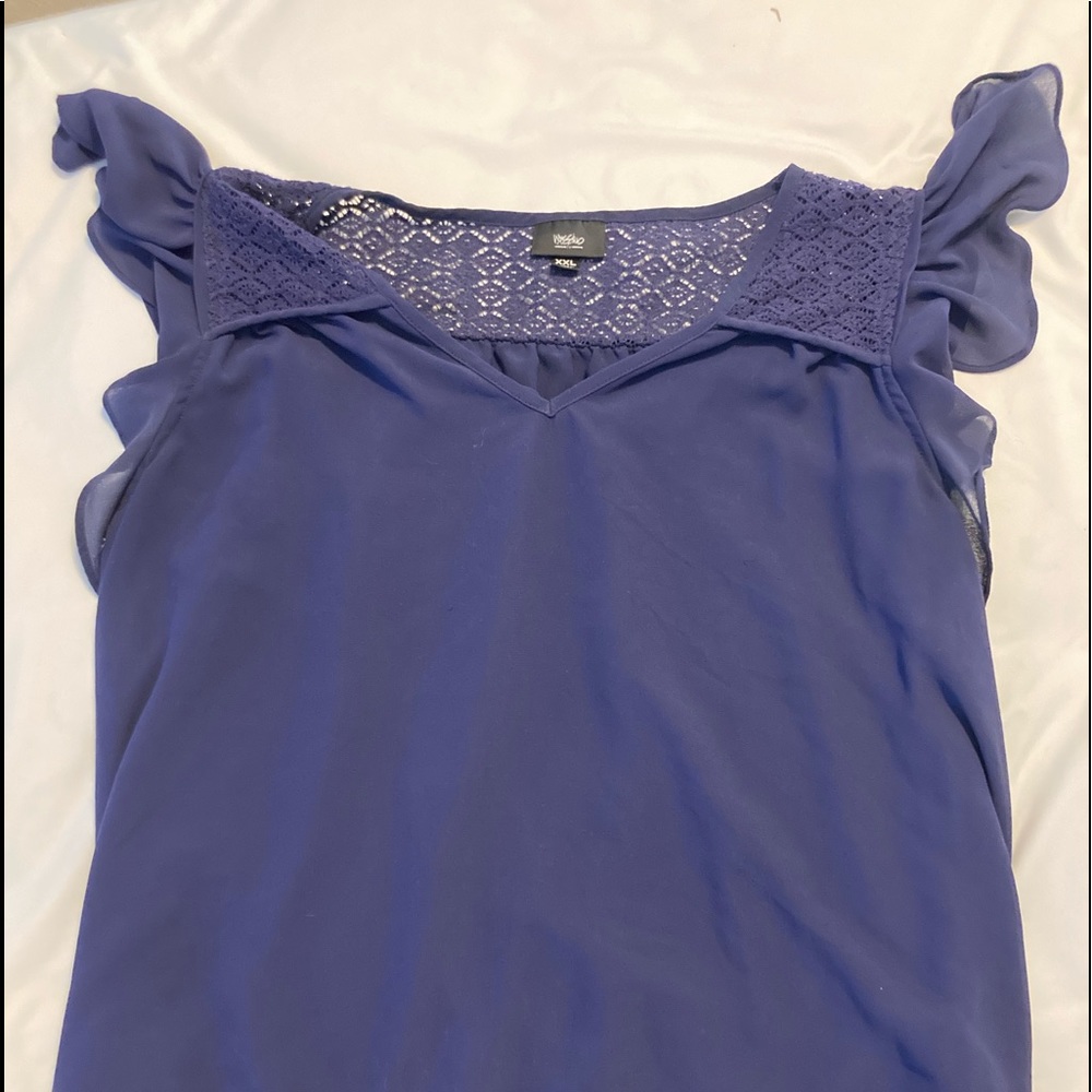Mossimo XXL Women’s Blue Blouse EUC